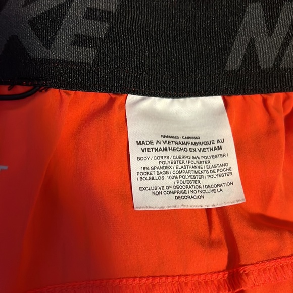 Men's Nike Flow Woven Training Shorts, Red, L, 803962 657 - Picture 5 of 6